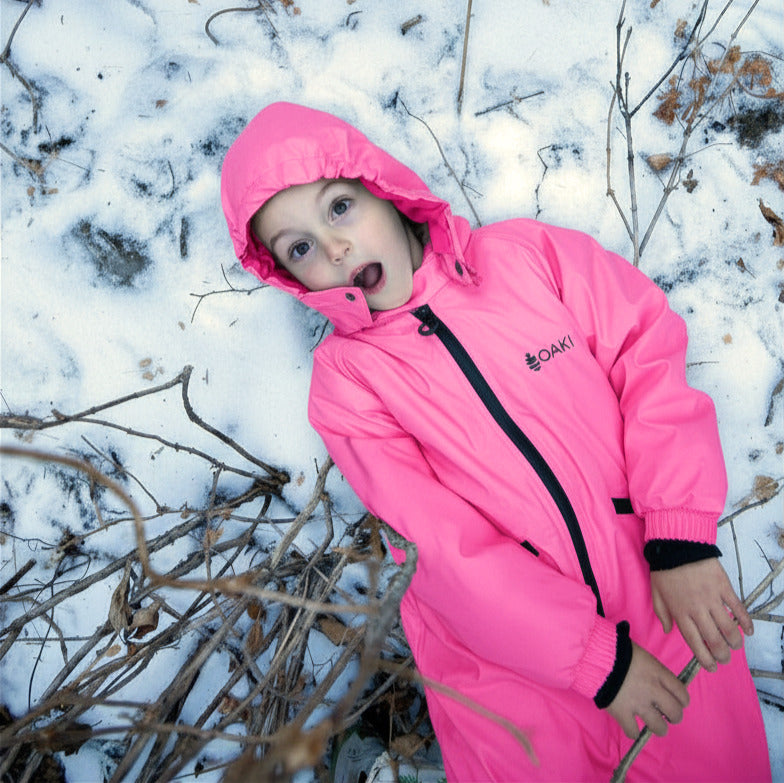Children's Snow Suit, Park City Pink (sizing runs large) – Oaki
