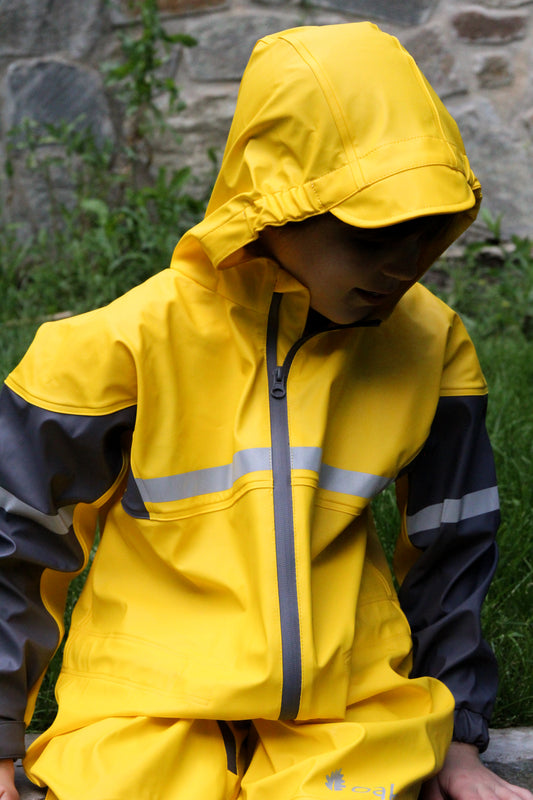 Polyurethane Rain Suit (New Item), Sundance Yellow