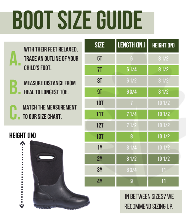 Black Neoprene Rain/Snow Boots