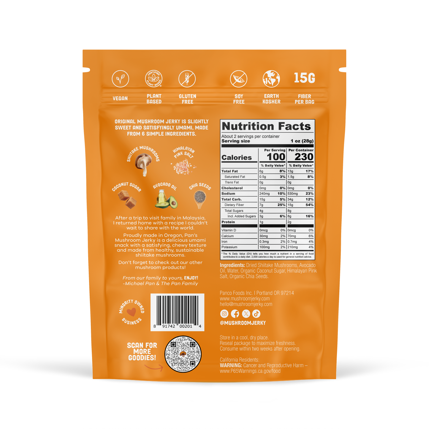 Original Mushroom Jerky