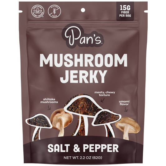 Salt & Pepper Mushroom Jerky