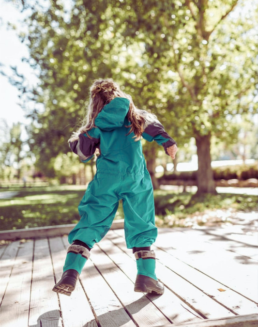 Children's Trail Suit, Teal