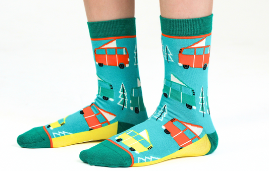 Kids' Cotton Crew Socks, RV There Yet?