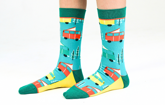 Kids' Cotton Crew Socks, RV There Yet?