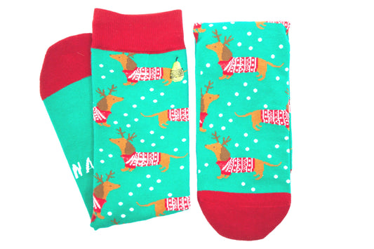 Feliz Navidog Woven Pear