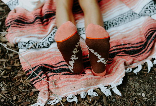 Happy Camper - Woven Pear