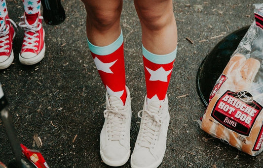 Red, White, and USA - Woven Pear