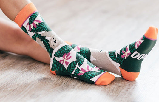 Slow Down Sloth - Woven Pear