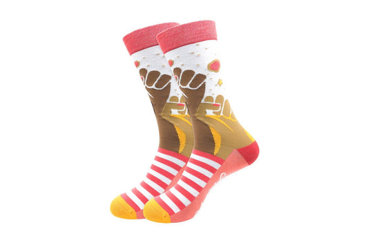 The Future Is Female Socks Woven Pear