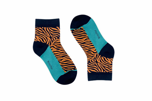 Tiger Stripe - Mini-Crew - Woven Pear