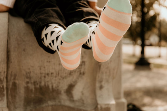 Try, Try Again Socks Woven Pear