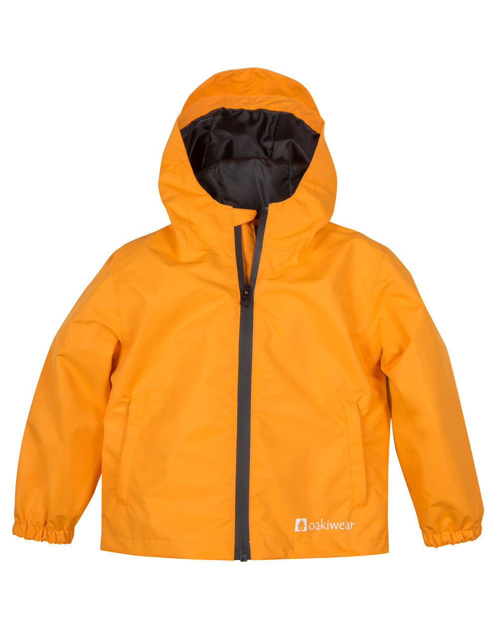 Kid's Waterproof Shell Jacket Orange – Oaki - Main Image