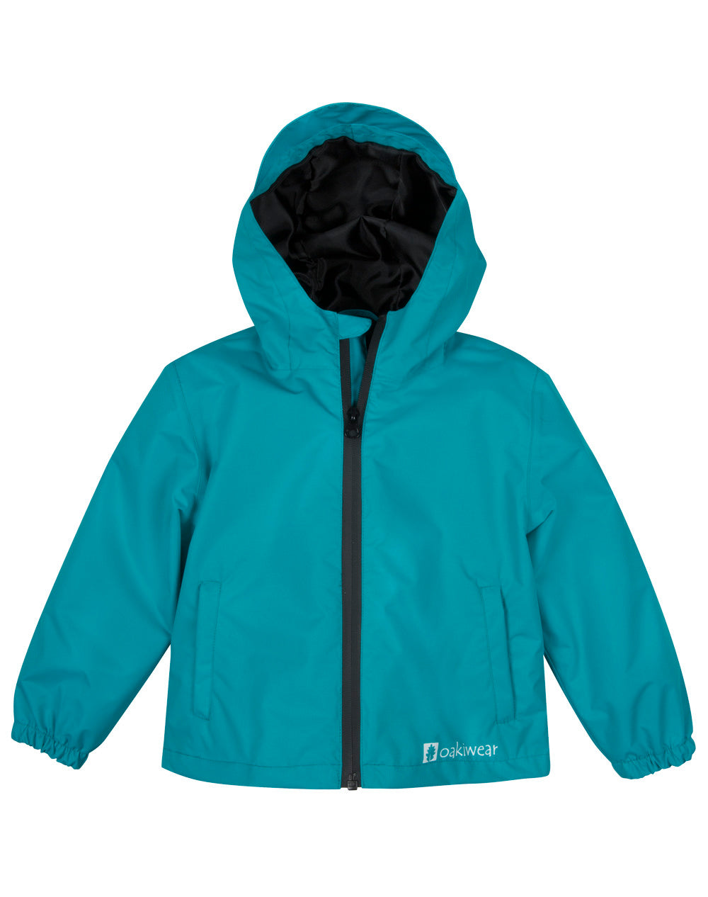 Kid's Core Rain Jacket Glacier Blue – Oaki
