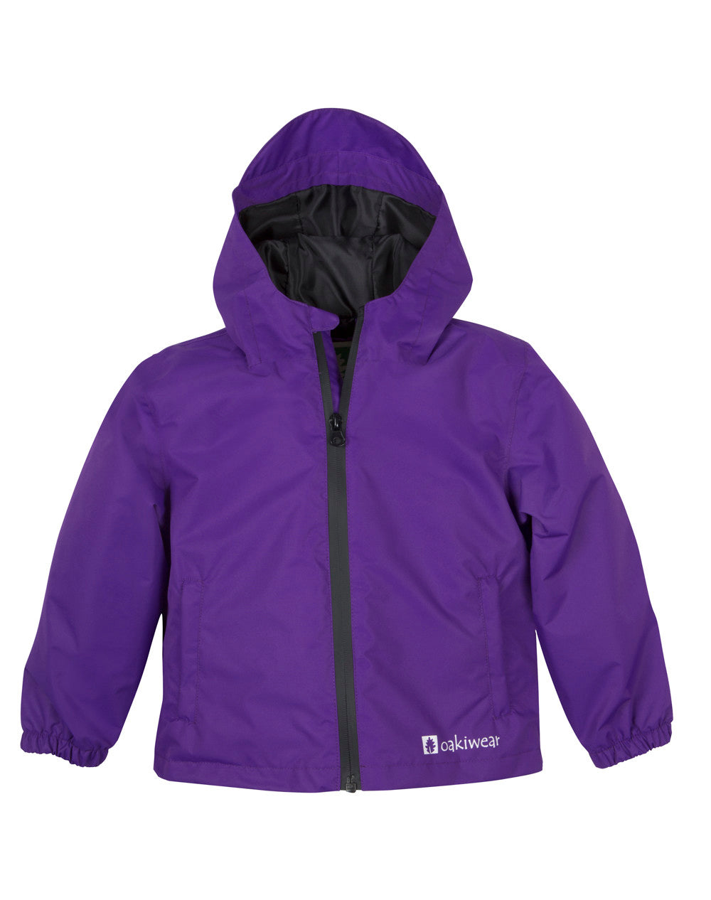 Kid's Waterproof Shell Jacket Purple – Oaki - Main Image