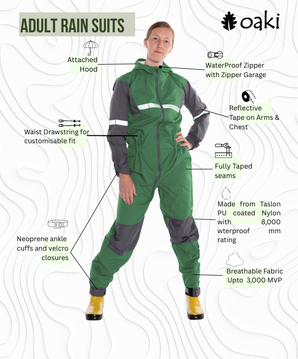 Adult Trail Suit, Forest Green