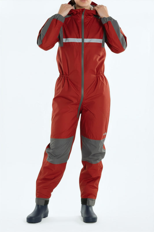 Adult Trail Suit, Fiery Red