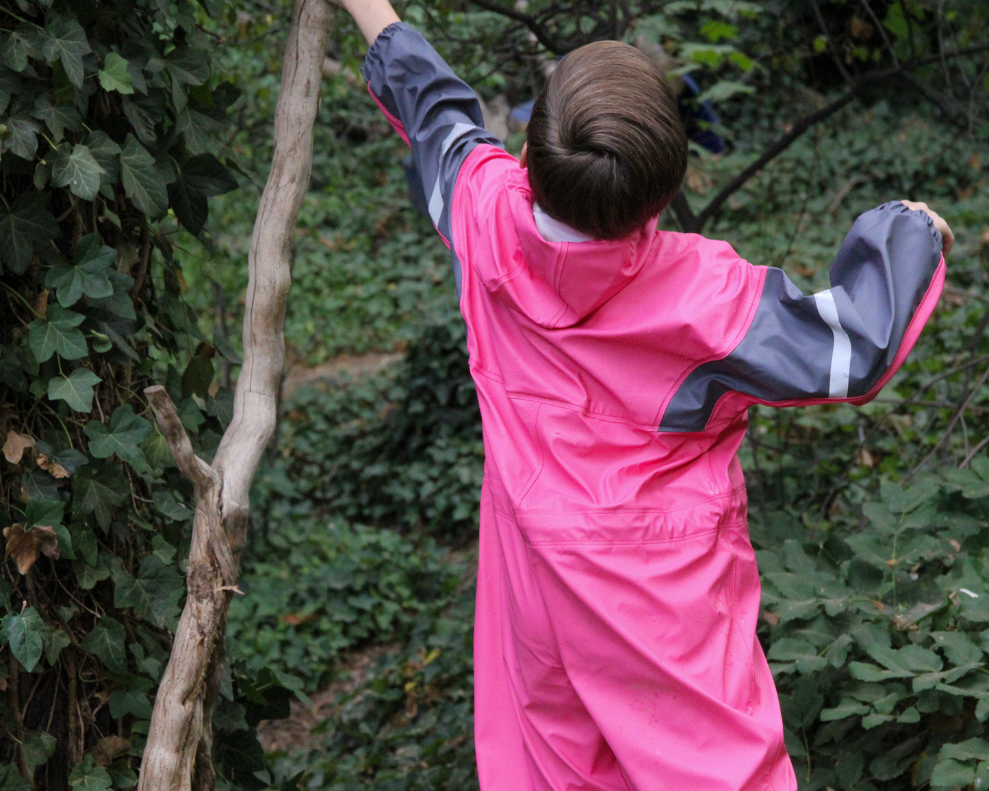 Polyurethane Rain Suit (New Item), Park City Pink