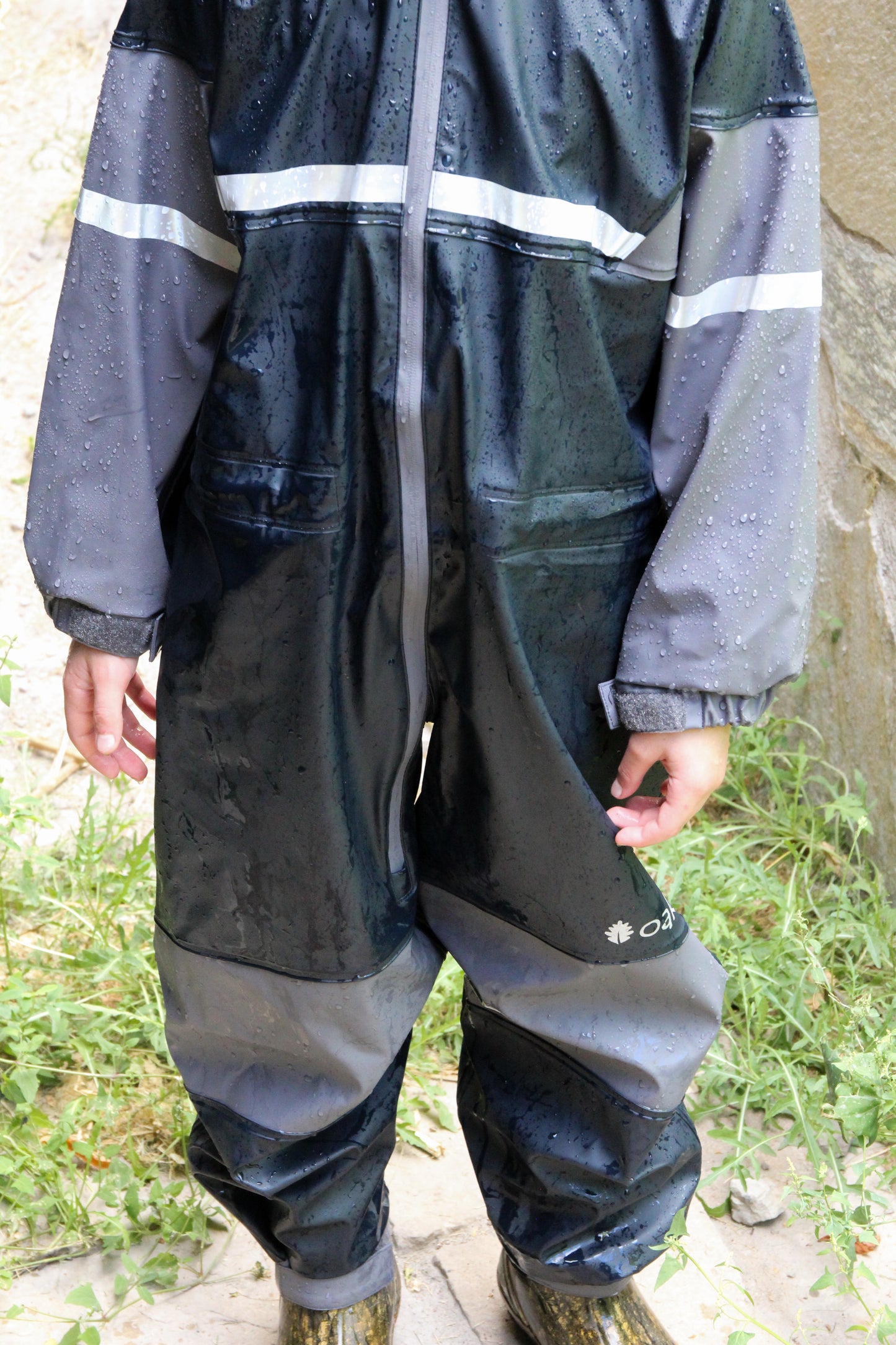Polyurethane Rain Suit (New Item), Navy