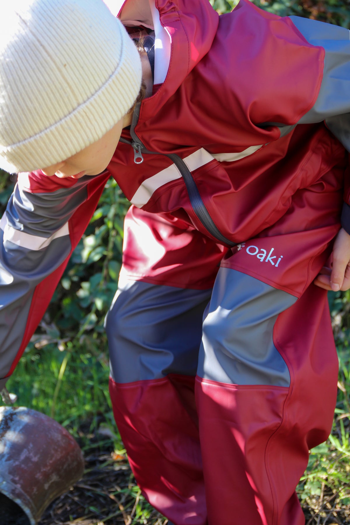 Rubber Rain Suit, Red Earth