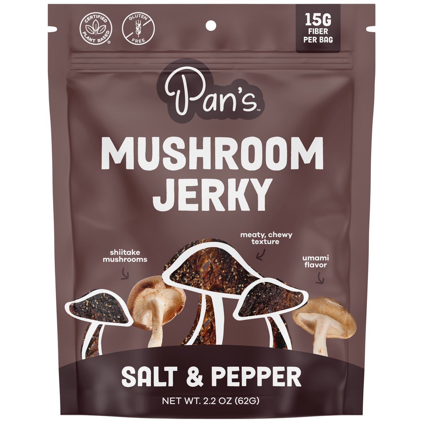 Salt & Pepper Mushroom Jerky