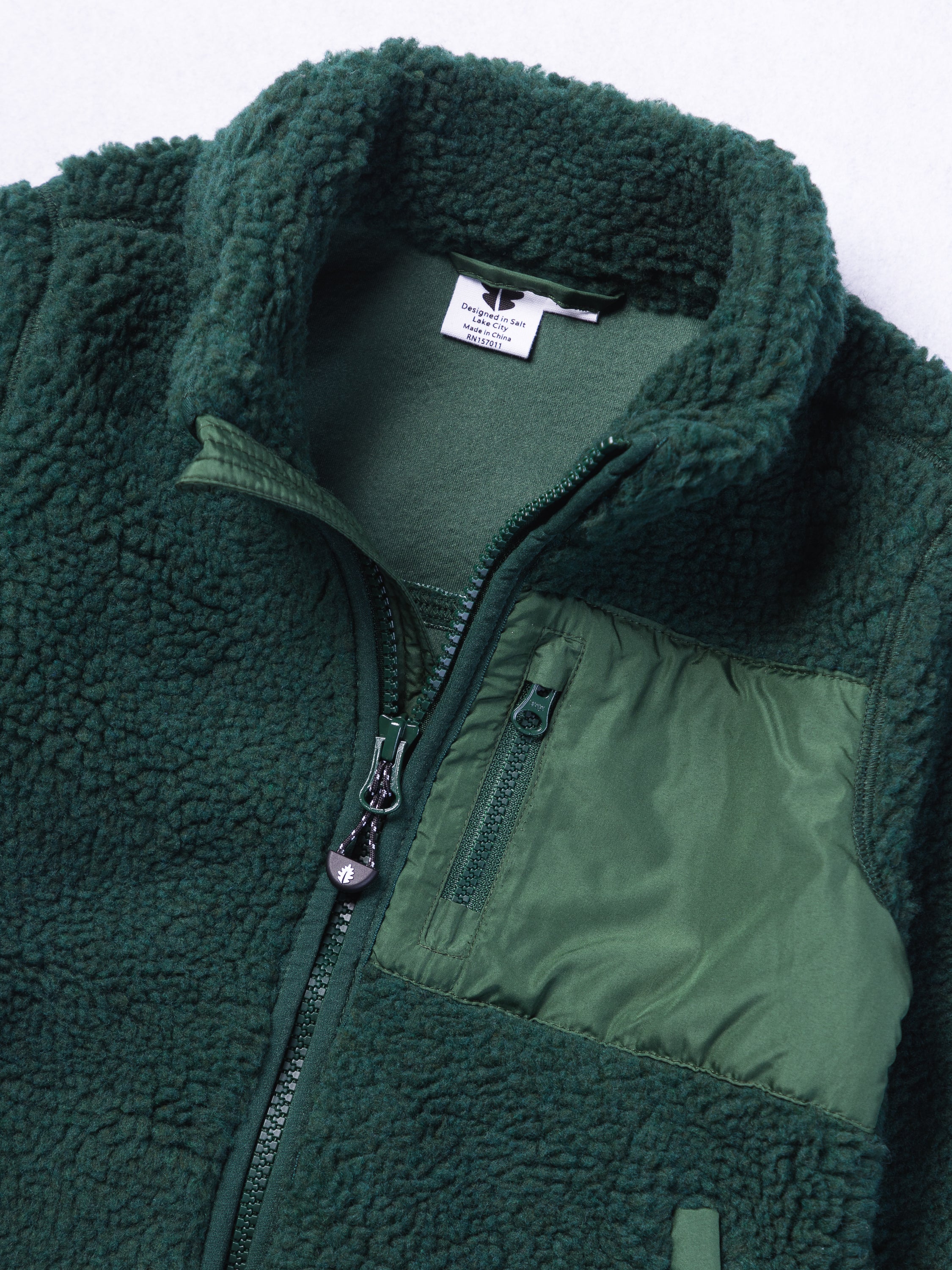 Sherpa Fleece (Forest Green) – Oaki