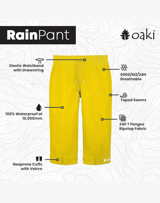 Children's Trail Pants, Classic Yellow