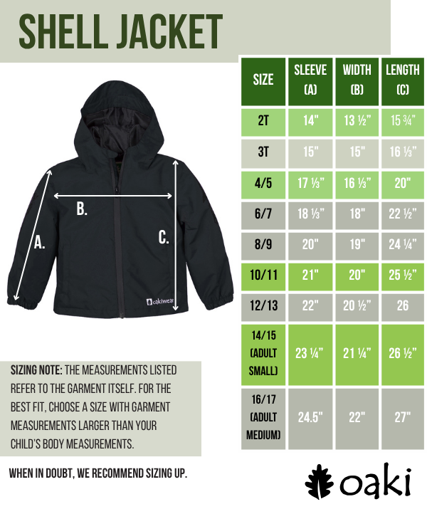 Adult Waterproof Shell Jacket, Glacier Blue