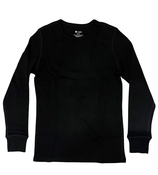 Extra-Thick Merino Wool Shirt (Black, 320gsm)