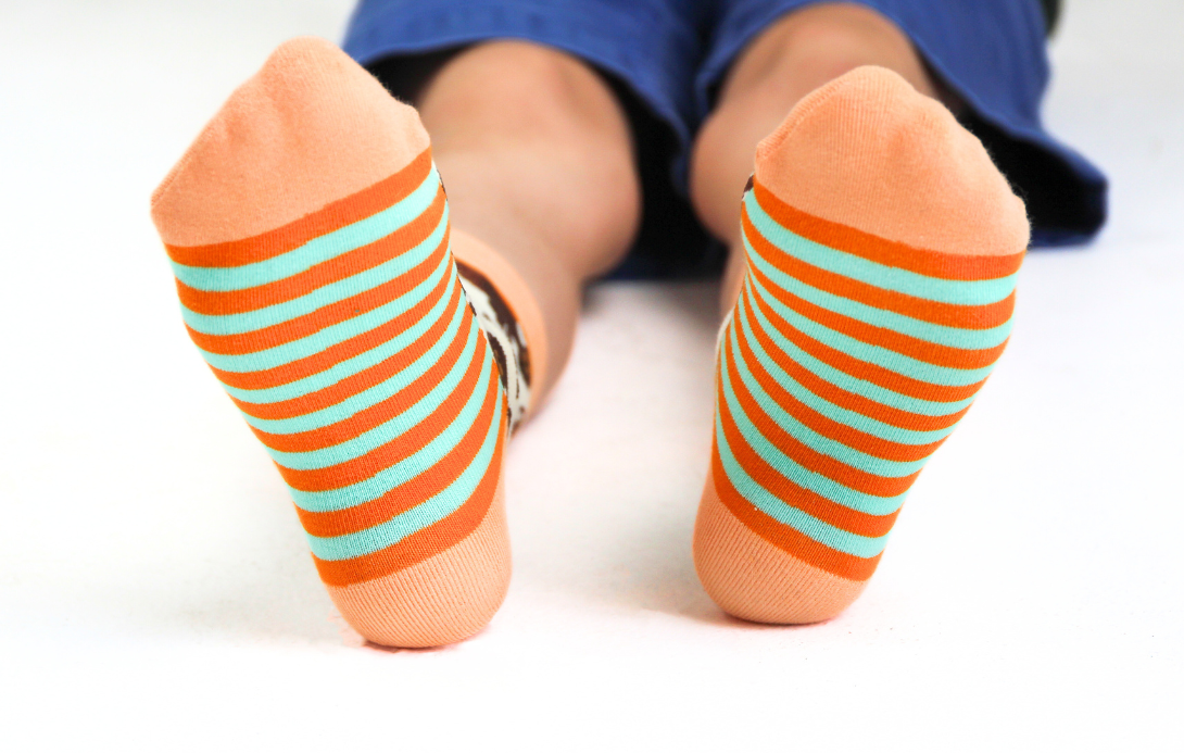 Kids' Cotton Crew Socks, Bison