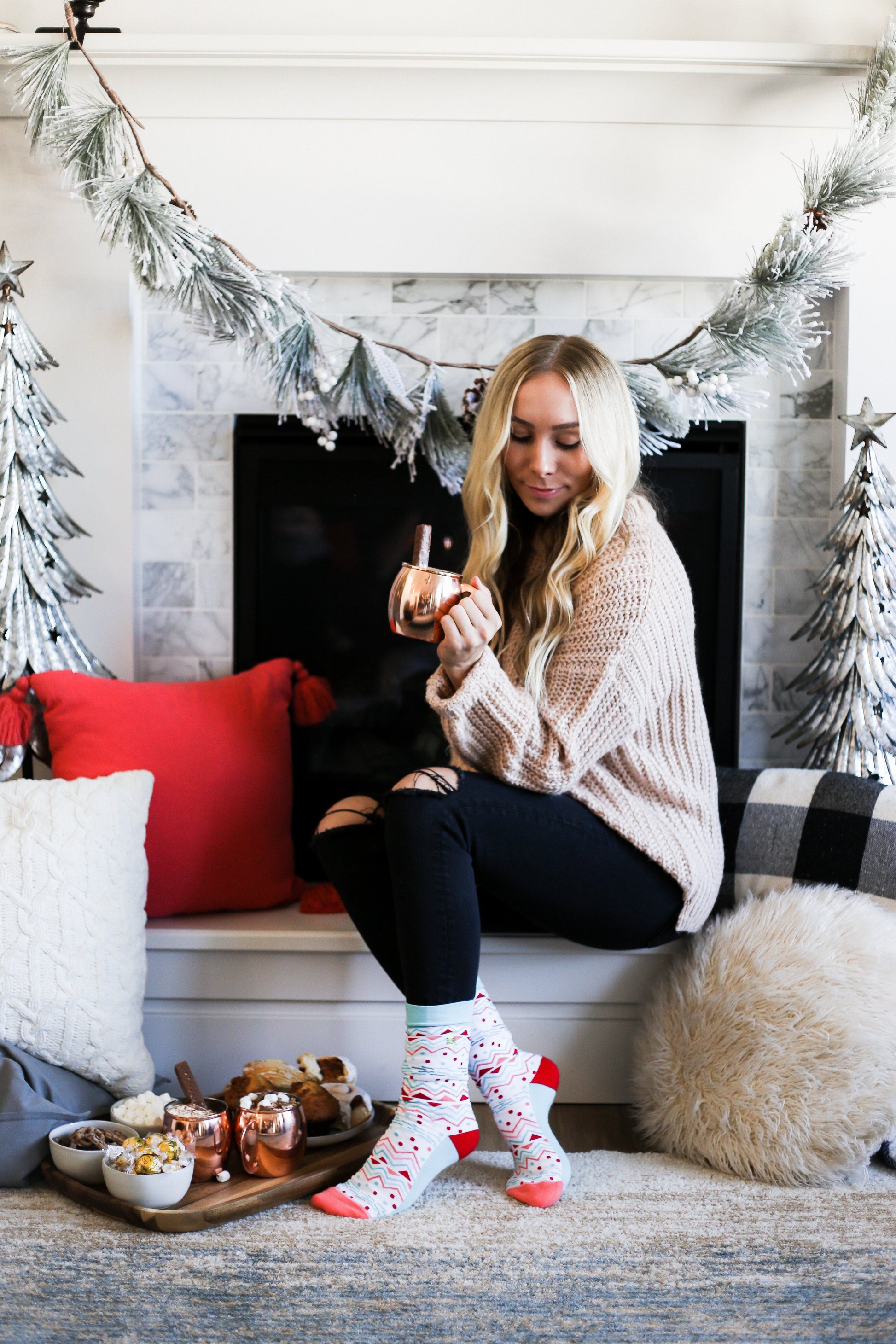 December 2019 Sockbox - Woven Pear 