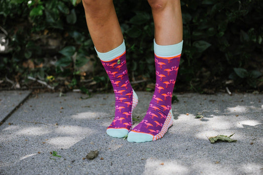 Flirty Flamingo - Woven Pear 