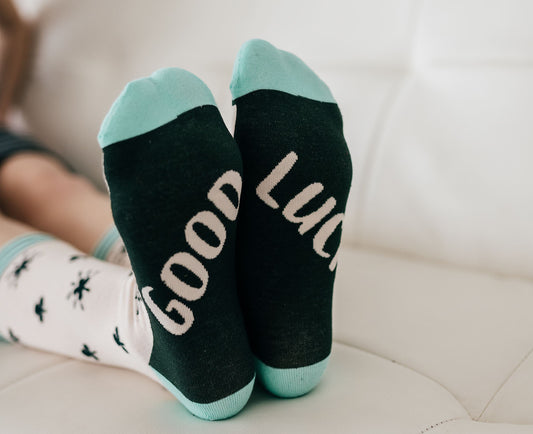 Good Luck Socks Woven Pear 