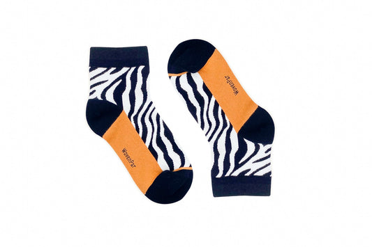 Zebra Stripe - Mini-Crew - Woven Pear 
