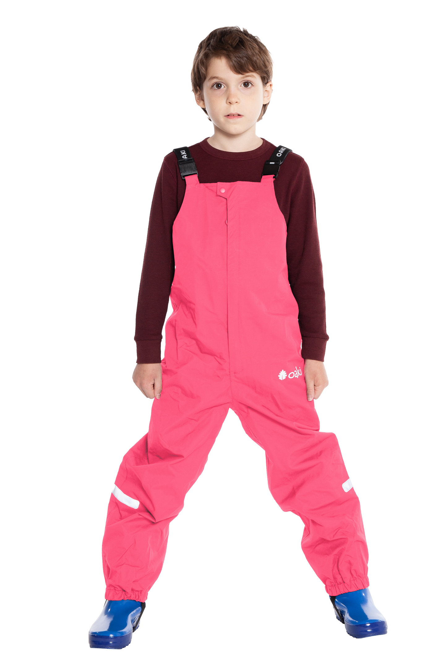 Children's Rain Bib, Park City Pink (Sizing Runs Large)