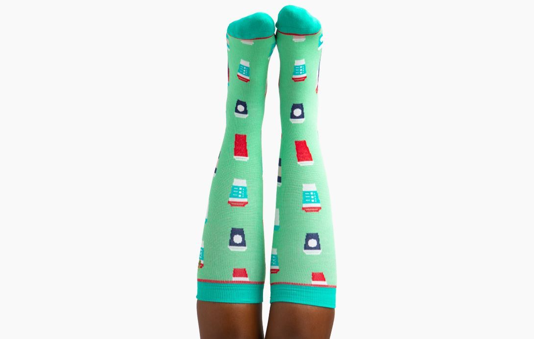 Espresso Yourself Compression Socks Compression Socks Woven Pear 