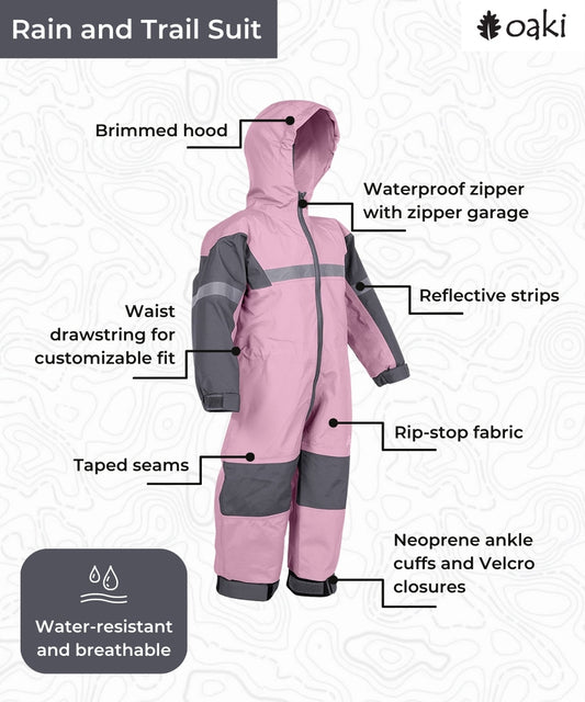 Children's Trail Suit, Lavender