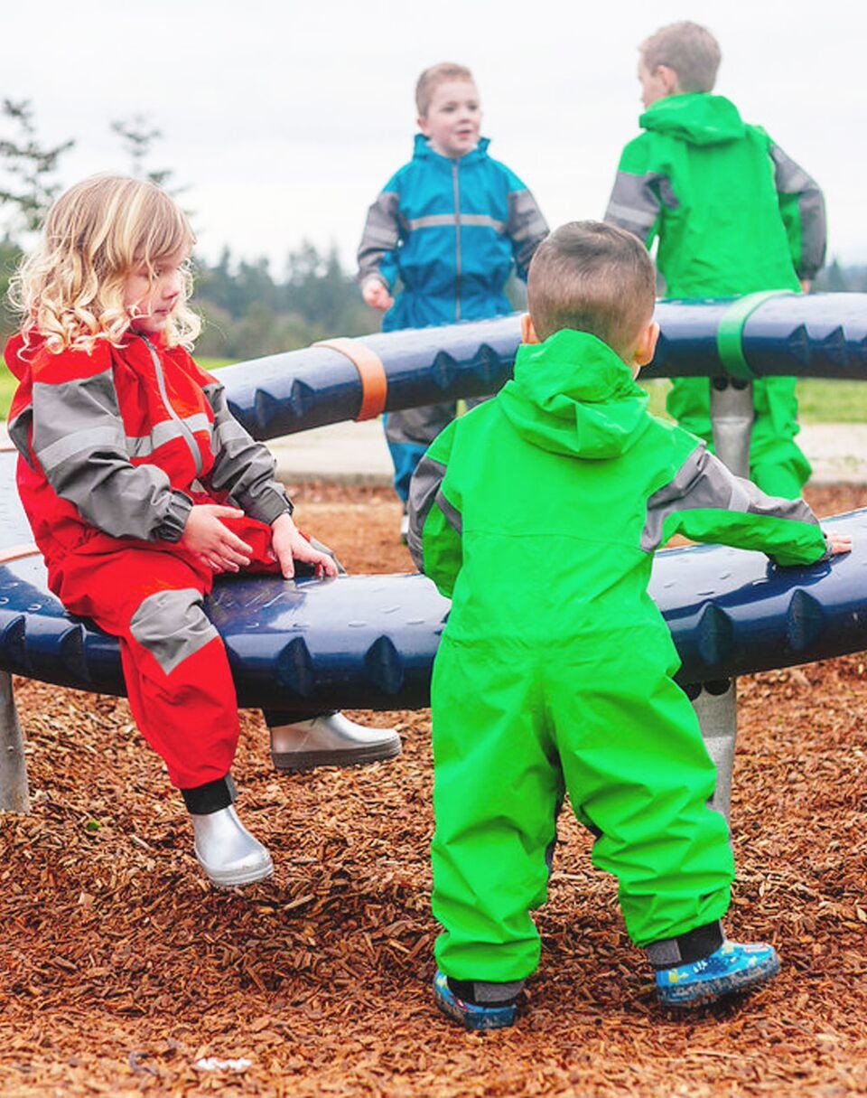 Children's Trail Suit, Classic Green